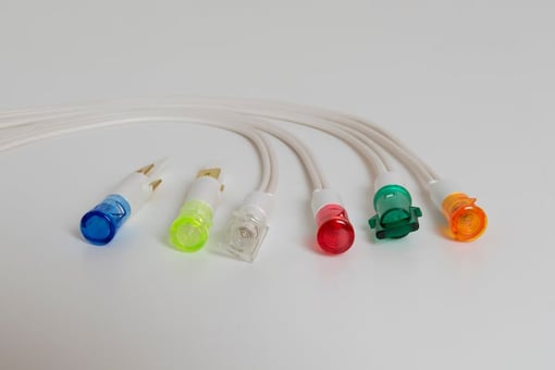 Light indicators for panels