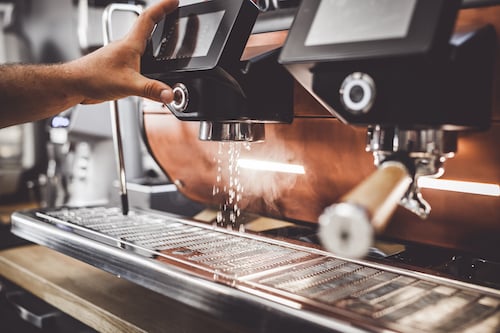 illuminazione macchina da caffè