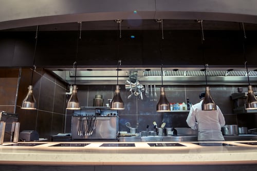 Cucina a vista